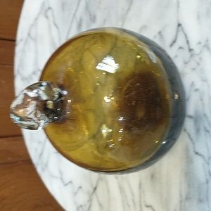 Arhaus Art Glass Blown Orb Christmas Tree Ornament Decor